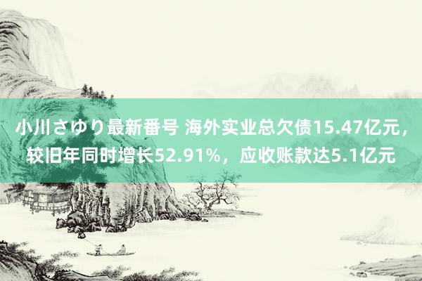 小川さゆり最新番号 海外实业总欠债15.47亿元,较旧年同时增长52.91%,应收账款达5.1亿元