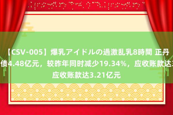 【CSV-005】爆乳アイドルの過激乱乳8時間 正丹股份总欠债4.48亿元,较昨年同时减少19.34%,应收账款达3.21亿元