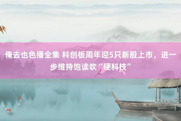 俺去也色播全集 科创板周年迎5只新股上市,进一步维持饱读吹“硬科技”