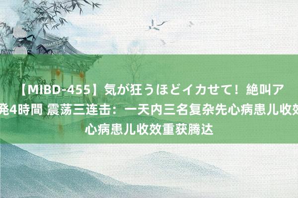 【MIBD-455】気が狂うほどイカせて!絶叫アクメ50連発4時間 震荡三连击:一天内三名复杂先心病患儿收效重获腾达
