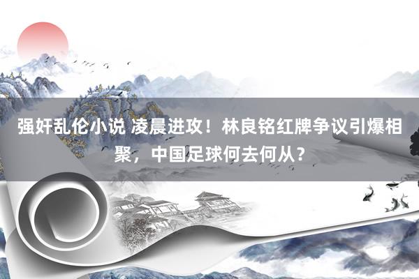 强奸乱伦小说 凌晨进攻!林良铭红牌争议引爆相聚,中国足球何去何从?